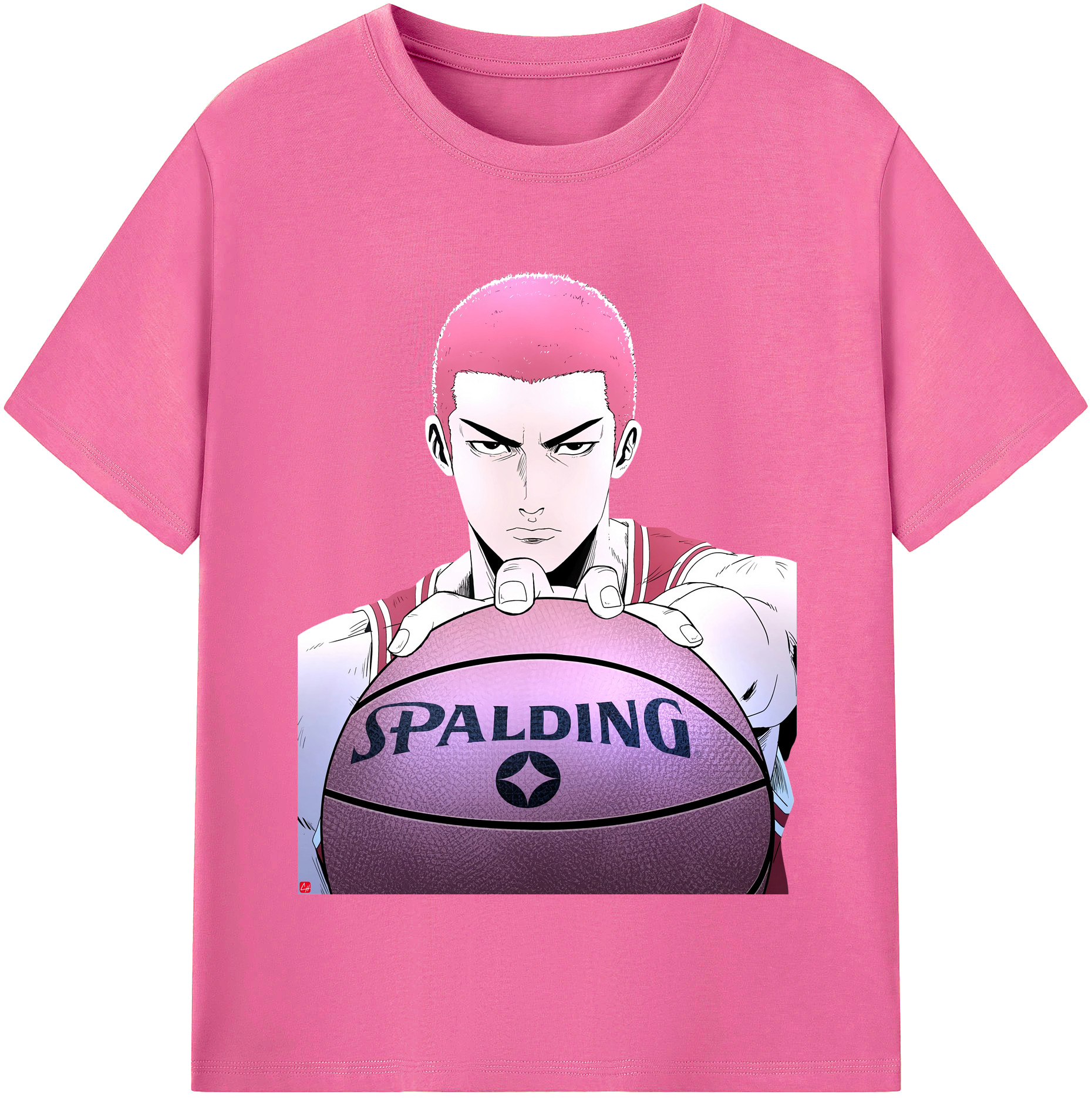 （画像用） SLAM DUNK／スラムダンク レディースカジュアルプリントTシャツ（綿100％）